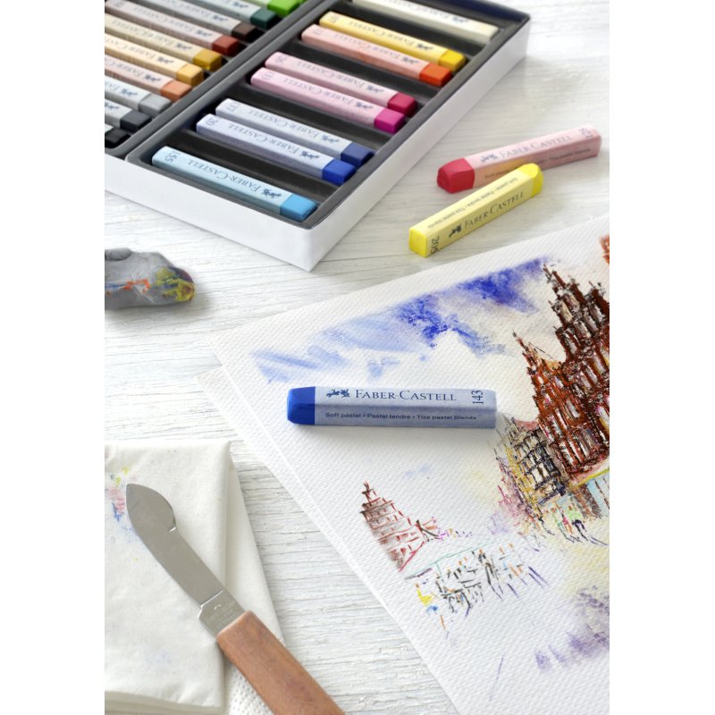 Faber-Castell soft pastels Studio Quality, 12 pieces